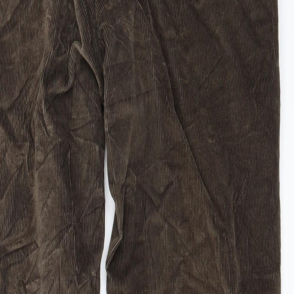 Marks and Spencer Mens Brown  Corduroy Straight Jeans Size 34 L29 in