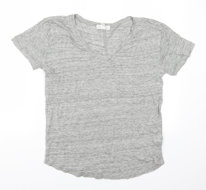 FOREVER 21 Womens Grey Basic T-Shirt Size S