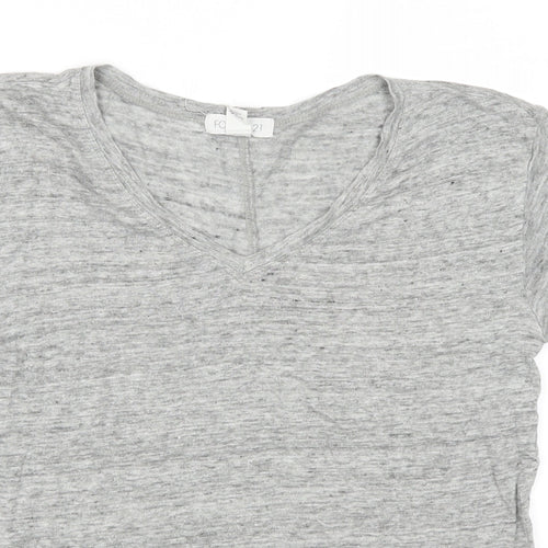 FOREVER 21 Womens Grey   Basic T-Shirt Size S