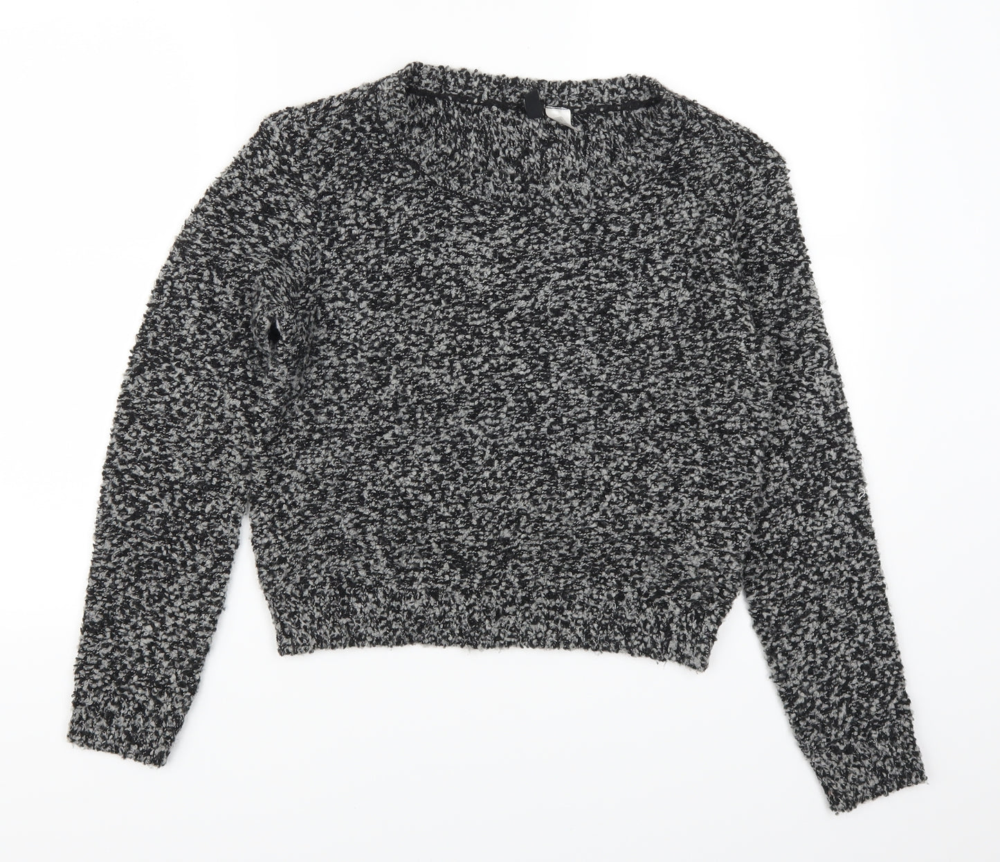 H&M Womens Grey   Pullover Jumper Size S