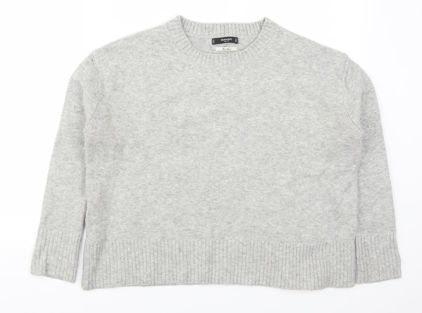 Mango Womens Grey   Pullover Jumper Size M