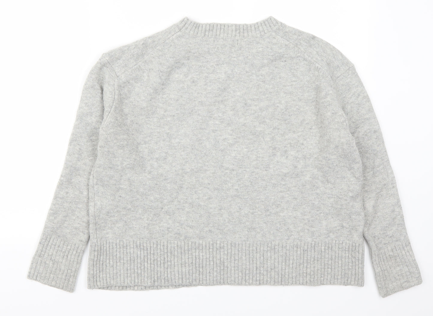 Mango Womens Grey   Pullover Jumper Size M