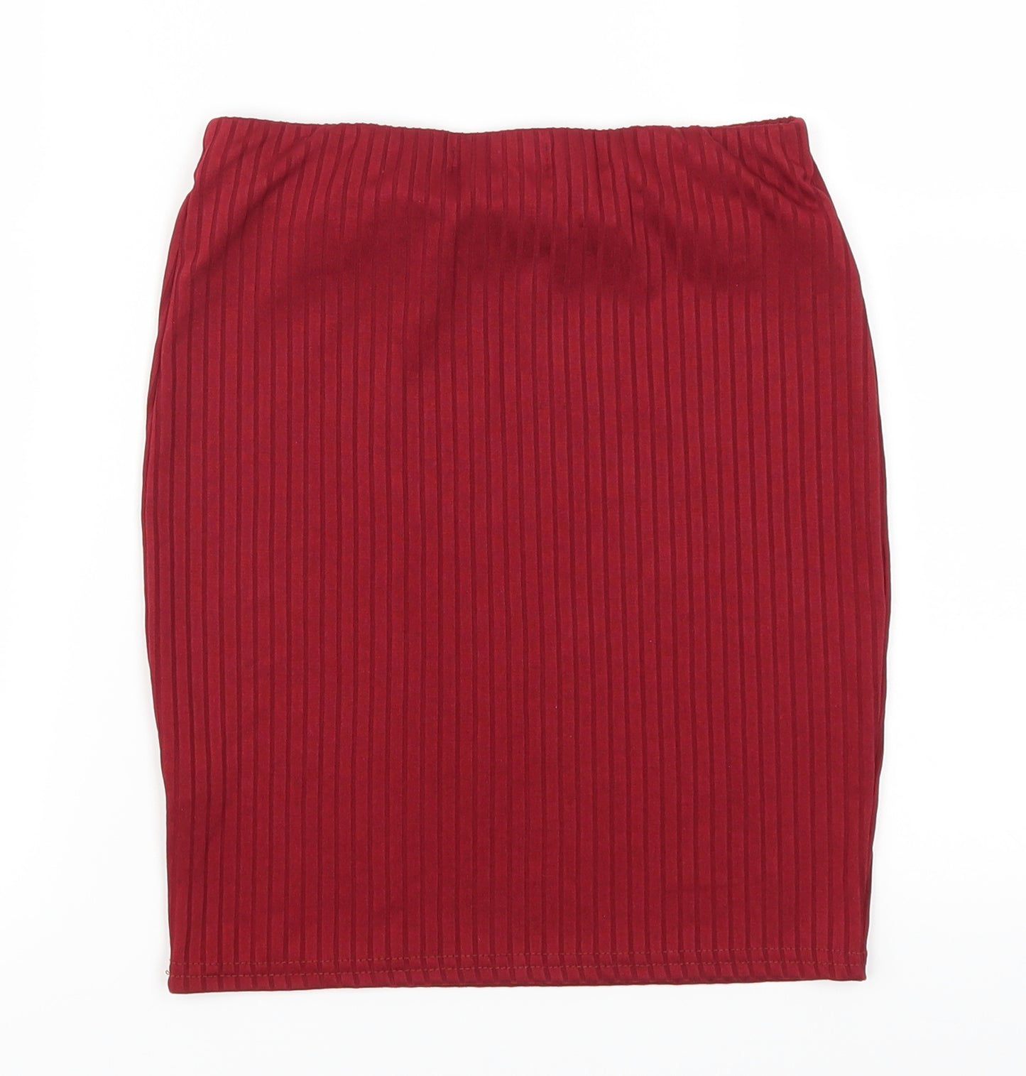 Pretty Little Thing Womens Red   Mini Skirt Size 10