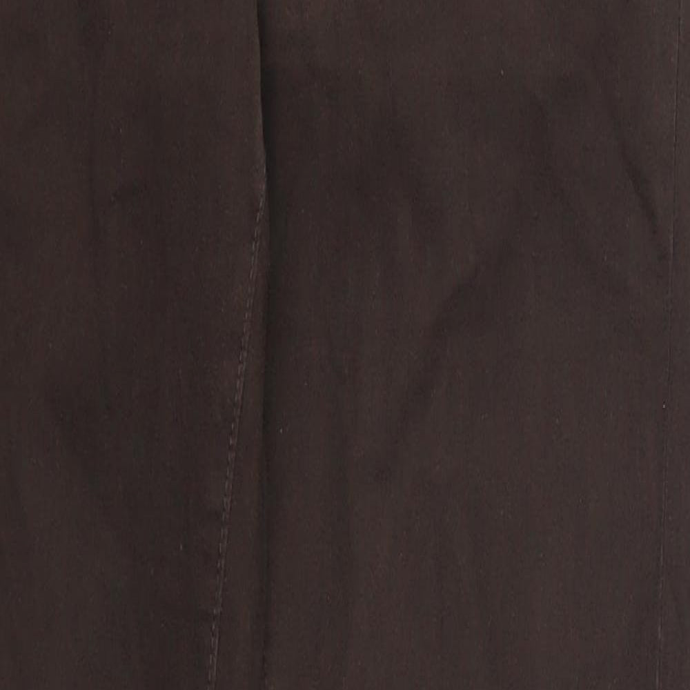 H&M Womens Brown   Trousers  Size 10 L30 in