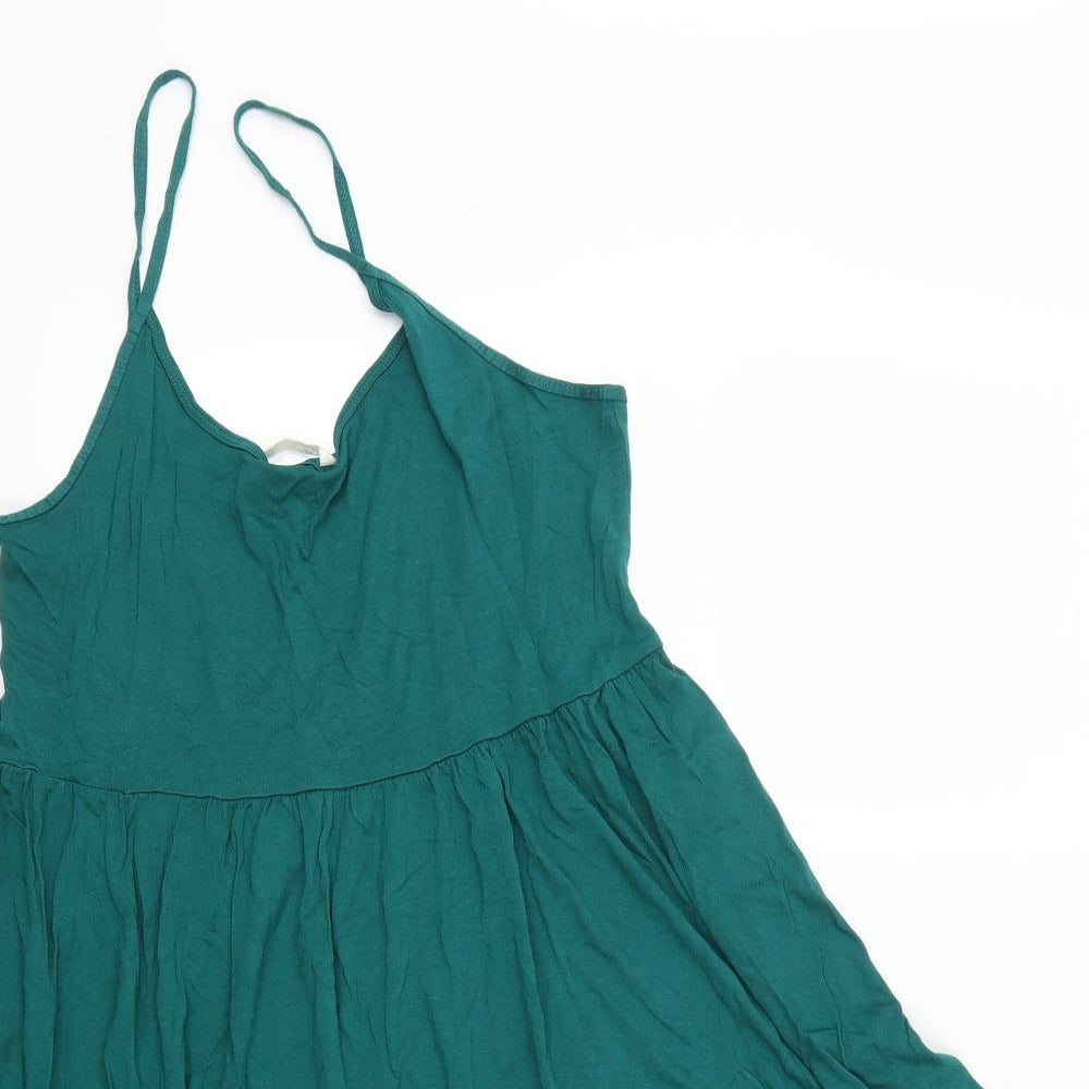 H&M Womens Green   Basic Tank Size S
