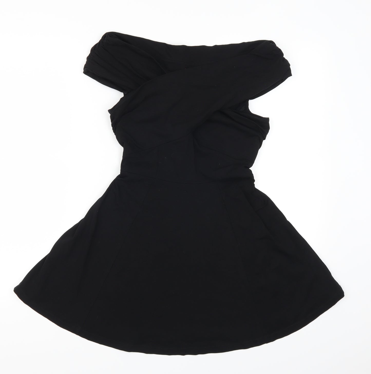 ASOS Womens Black   Skater Dress  Size 10