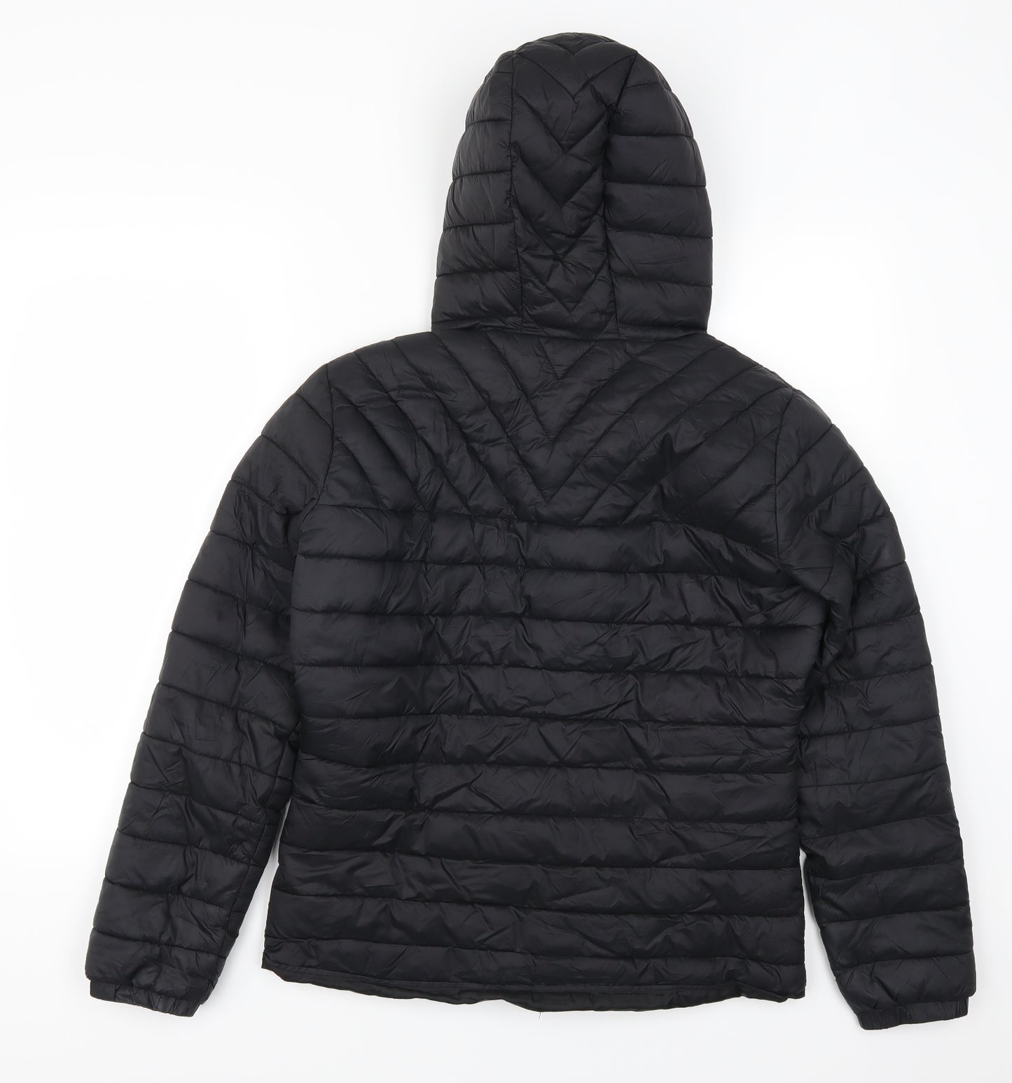 New Look Girls Black   Quilted Coat Size 14-15 Years