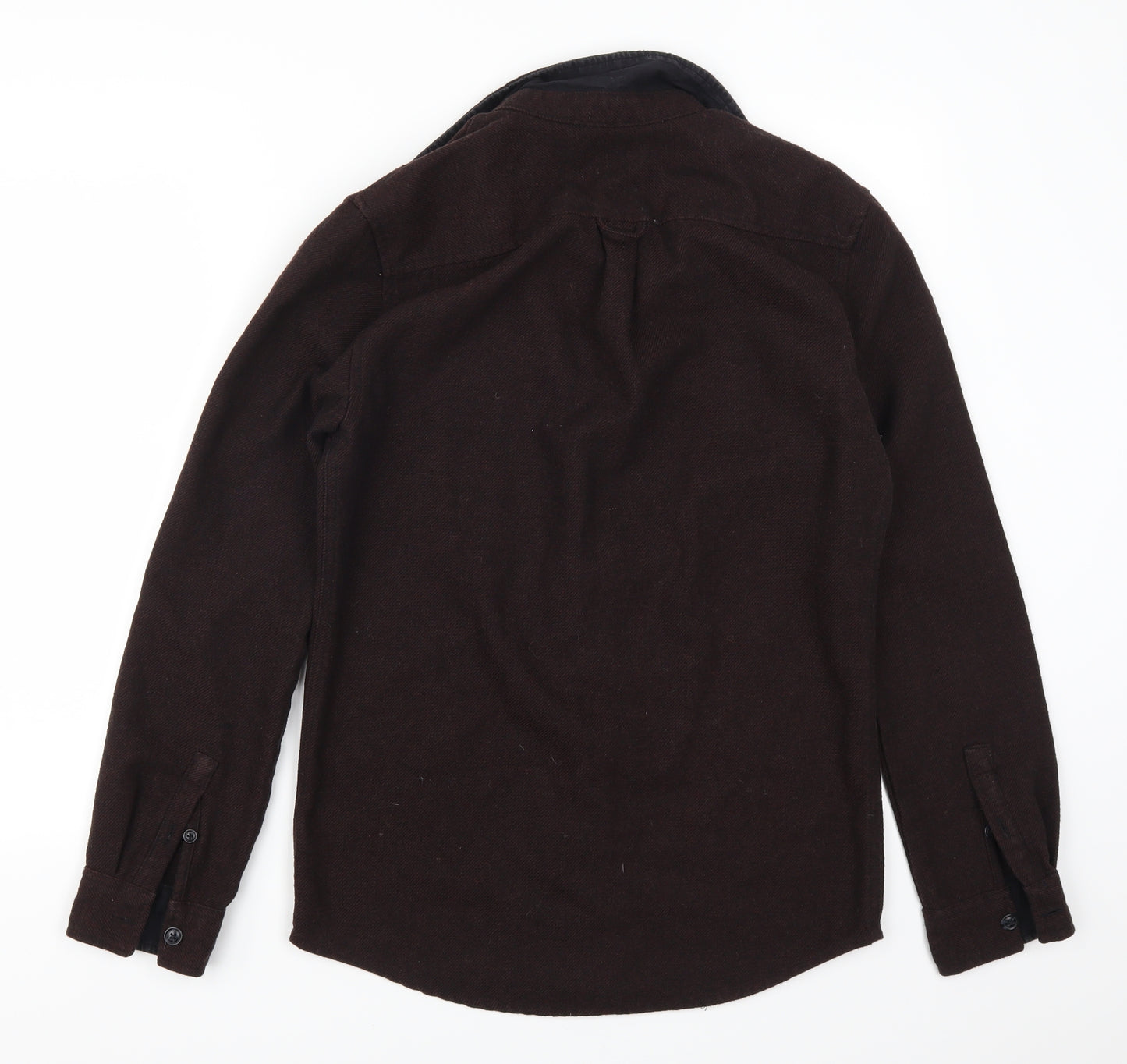 New Look Mens Brown    Button-Up Size S