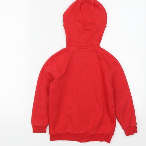 Patrick Boys Red   Full Zip Hoodie Size 4-5 Years