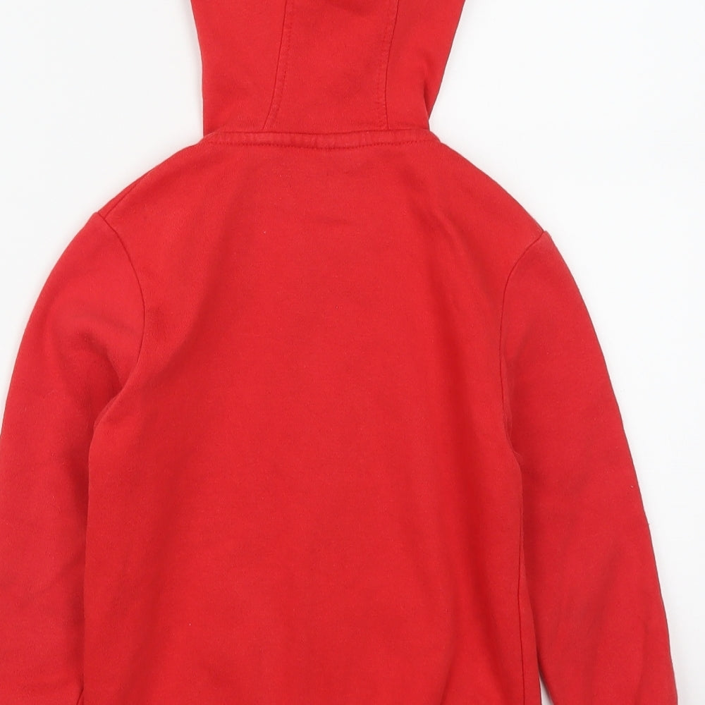 Patrick Boys Red   Full Zip Hoodie Size 4-5 Years