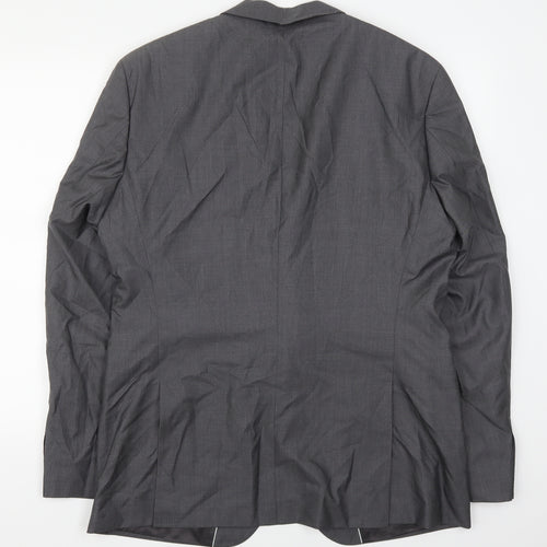 HUGO BOSS Mens Grey   Jacket Suit Jacket Size 42