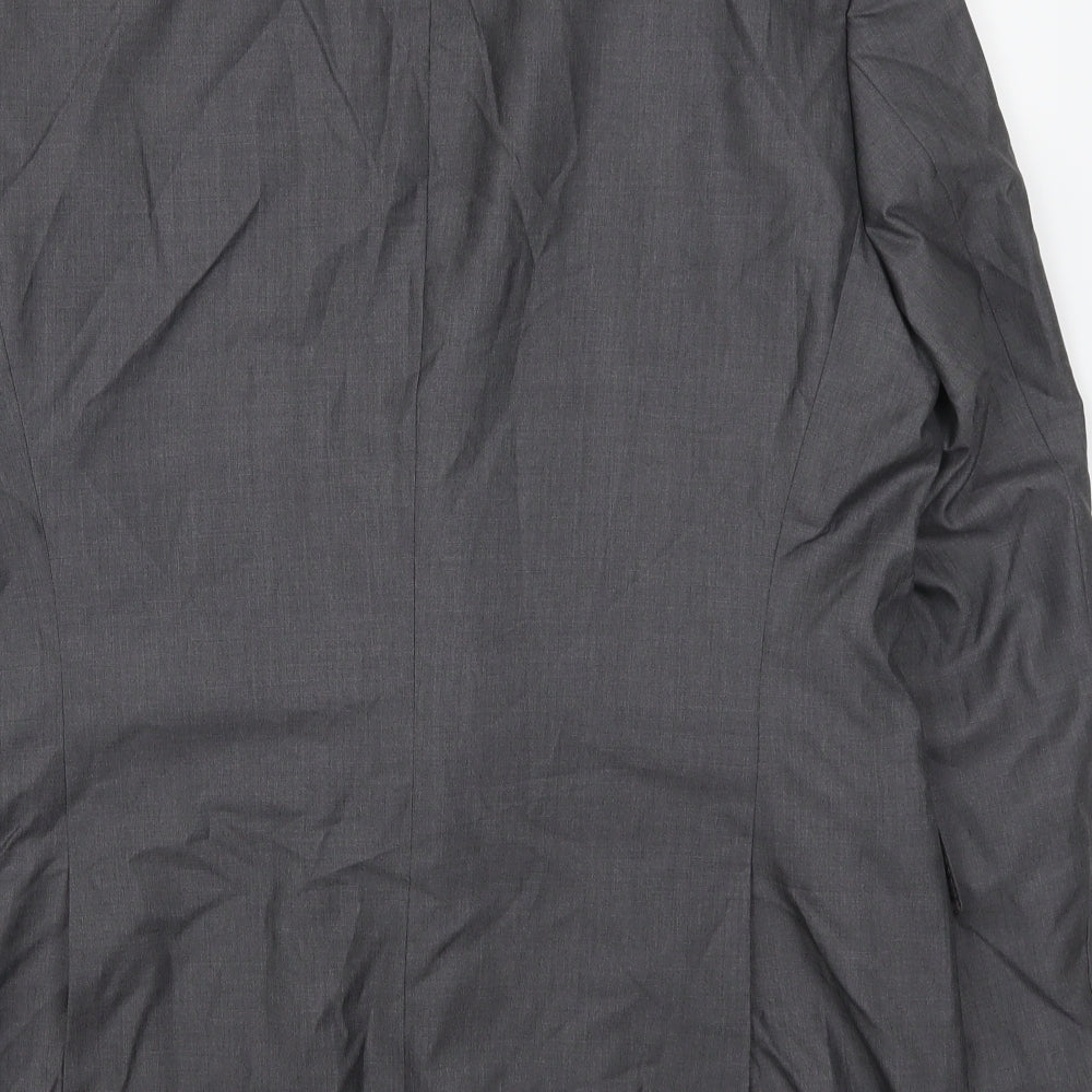 HUGO BOSS Mens Grey   Jacket Suit Jacket Size 42