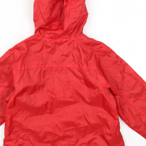 Preworn Boys Red   Basic Coat Coat Size 2-3 Years