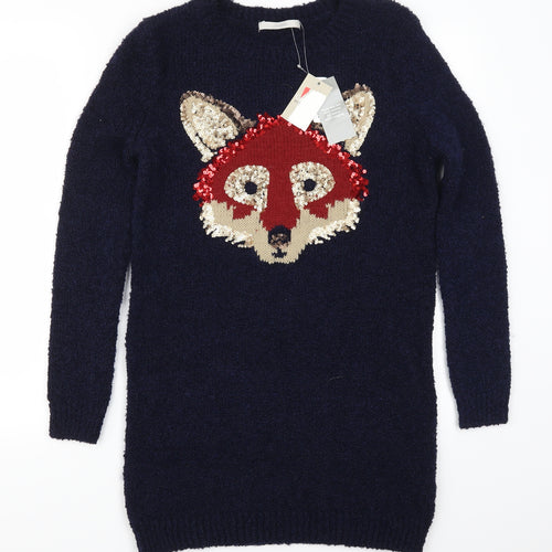 George Womens Blue   Jumper Dress  Size 10  - Fox