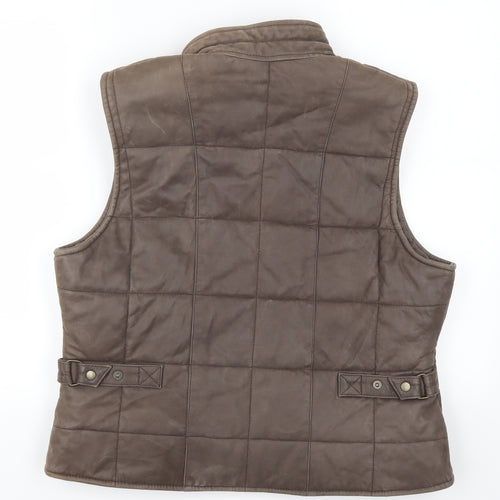 Hide Park Womens Brown   Gilet Coat Size XL