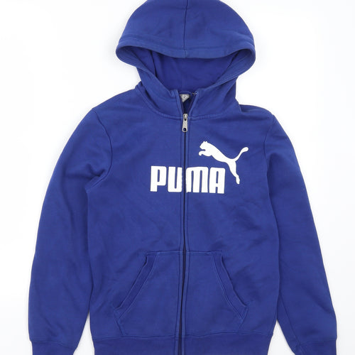PUMA Boys Blue   Full Zip Hoodie Size 12 Years