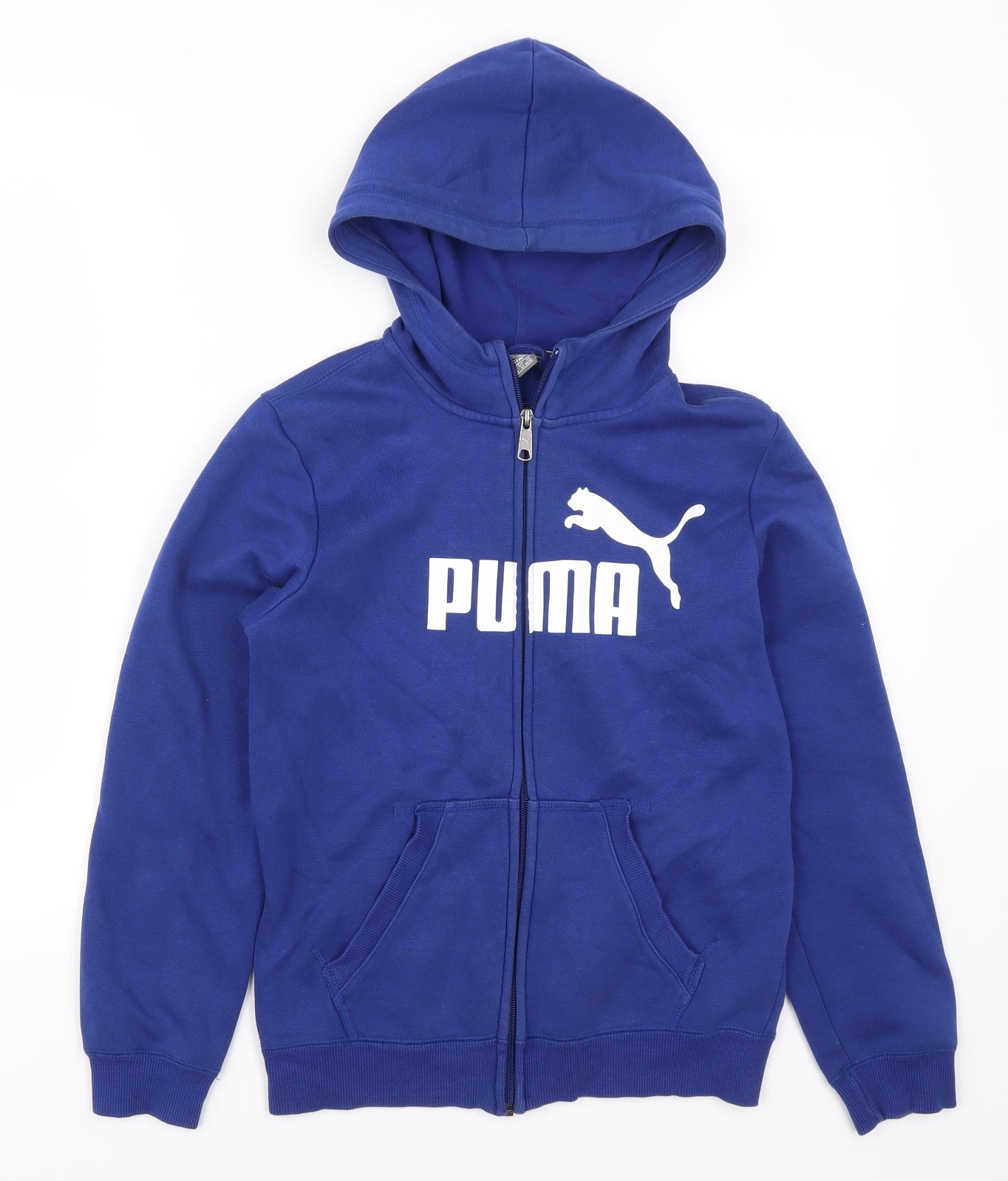 PUMA Boys Blue   Full Zip Hoodie Size 12 Years