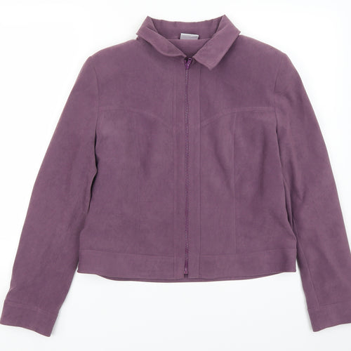 Select Womens Purple   Jacket Coat Size 14