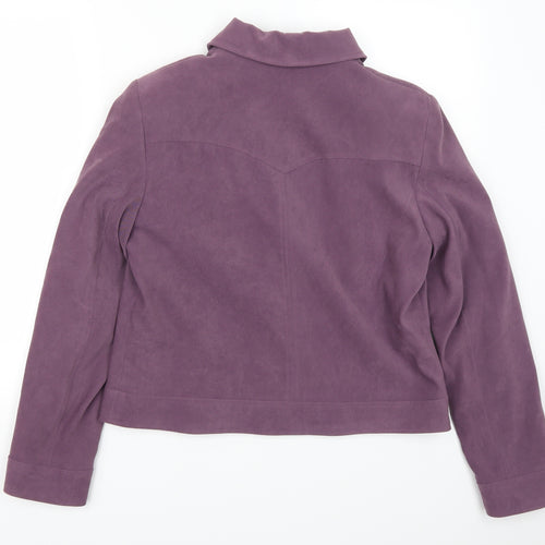 Select Womens Purple   Jacket Coat Size 14