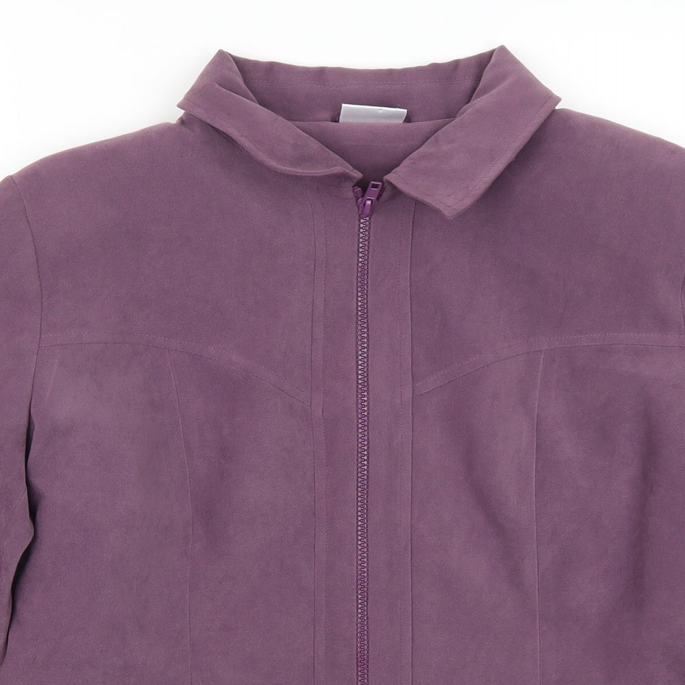 Select Womens Purple   Jacket Coat Size 14
