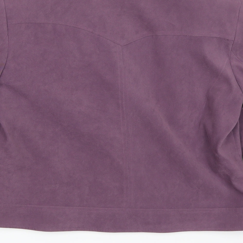 Select Womens Purple   Jacket Coat Size 14