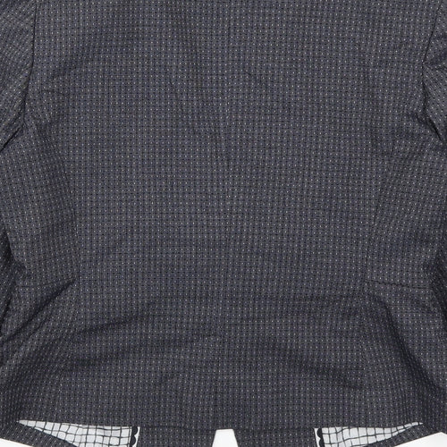Marks and Spencer Womens Blue Polka Dot  Jacket Suit Jacket Size 12