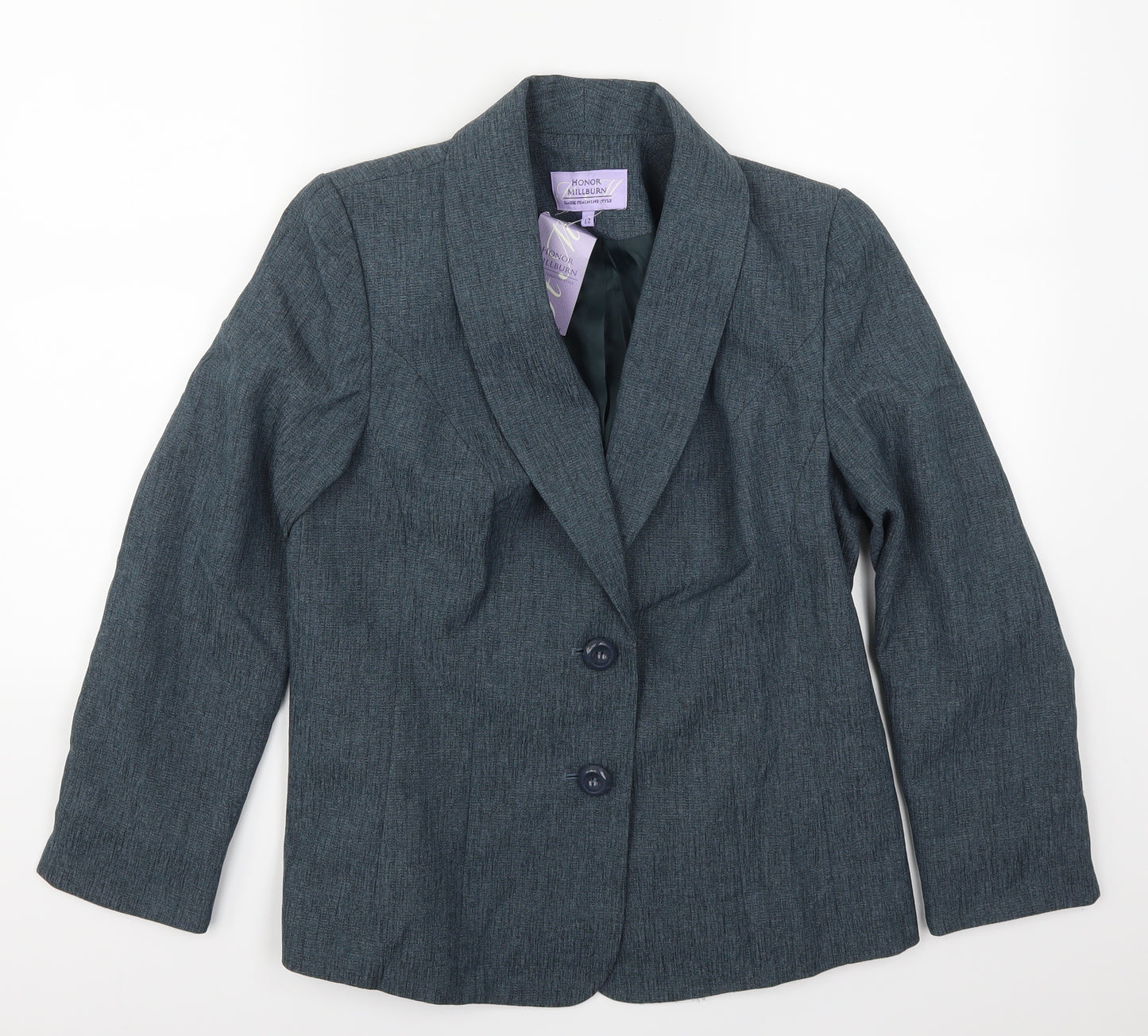 Honor Millburn Womens Blue   Jacket Suit Jacket Size 12