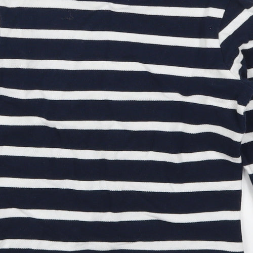 Marks and Spencer Boys Blue Striped  Pullover Jumper Size 2-3 Years