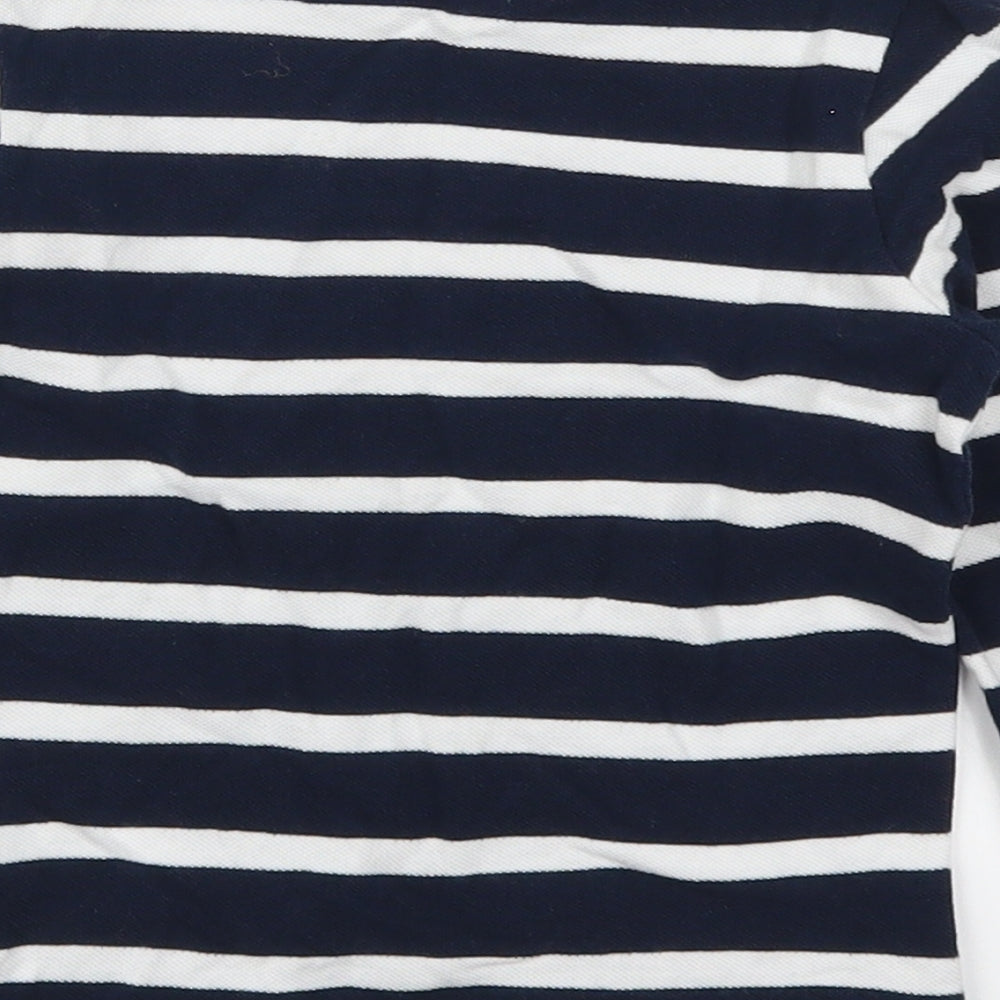 Marks and Spencer Boys Blue Striped  Pullover Jumper Size 2-3 Years