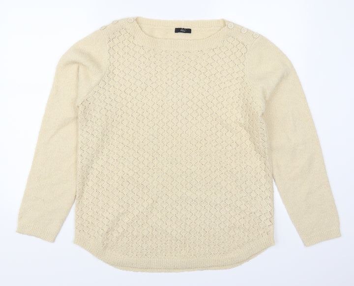 M&Co Womens Beige   Pullover Jumper Size 16