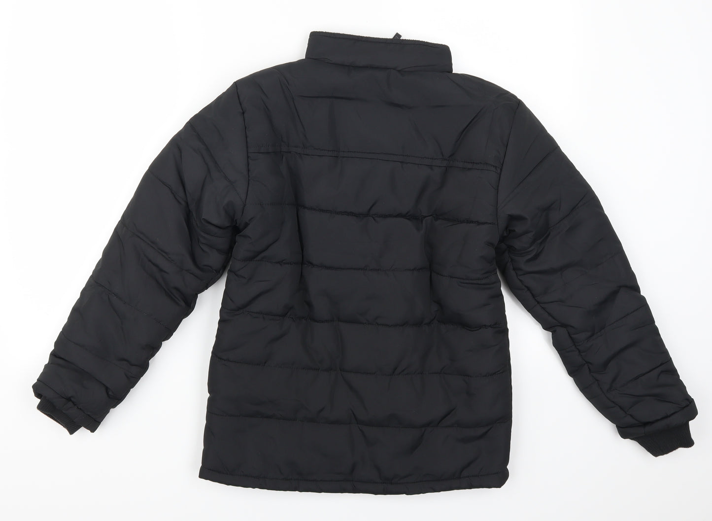 Lee Cooper Boys Black   Basic Coat Coat Size 9-10 Years  - Seaton United