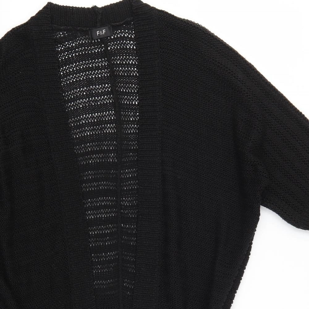 F&F Womens Black   Cardigan Jumper Size 16