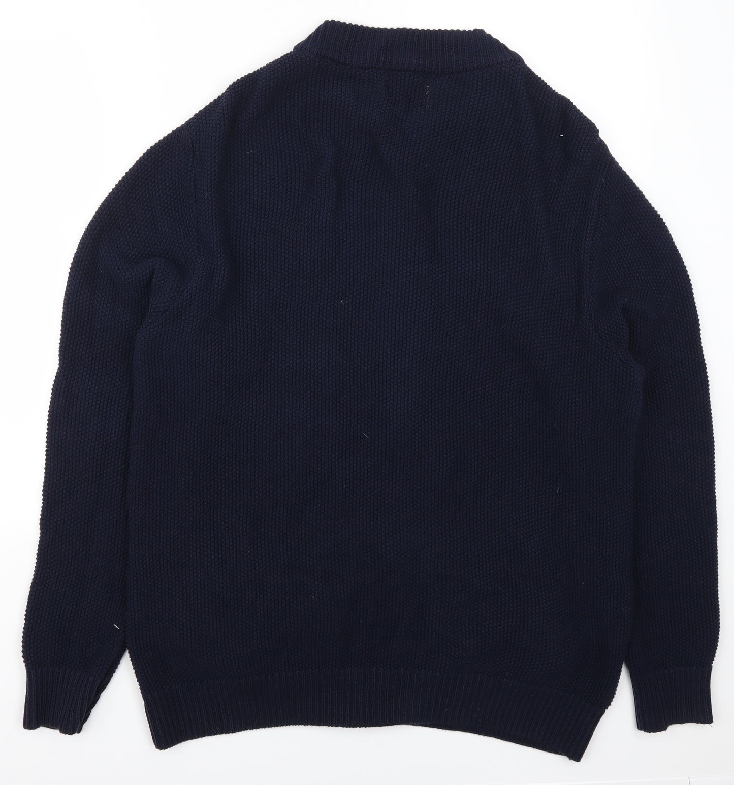 George Mens Blue   Cardigan Jumper Size L