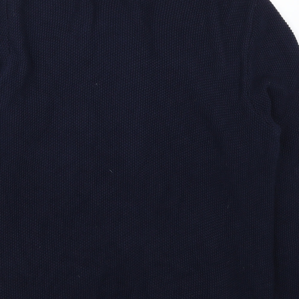 George Mens Blue   Cardigan Jumper Size L