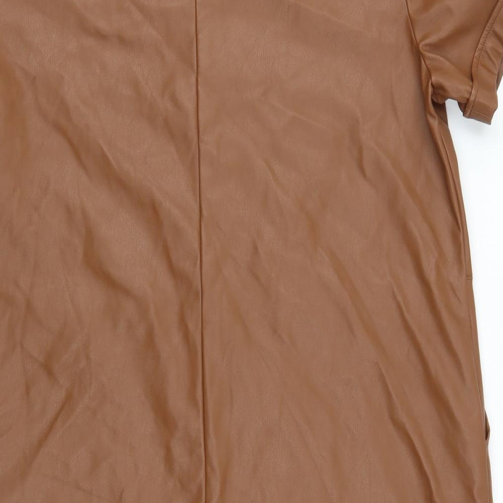 Primark Womens Brown   T-Shirt Dress  Size 18