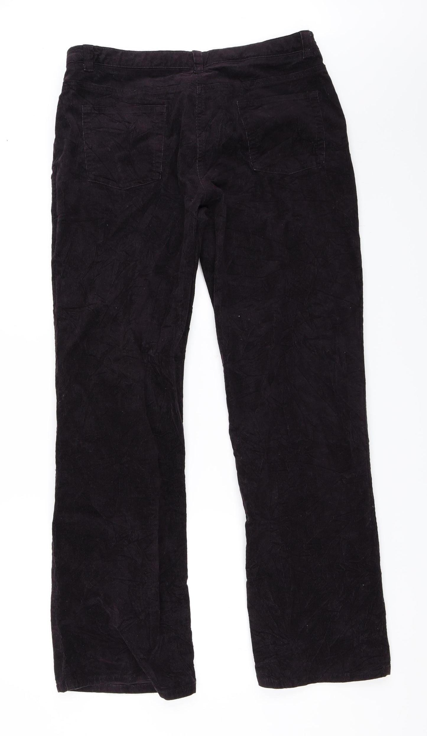 Monsoon Womens Purple  Corduroy Bootcut Jeans Size 16 L31 in