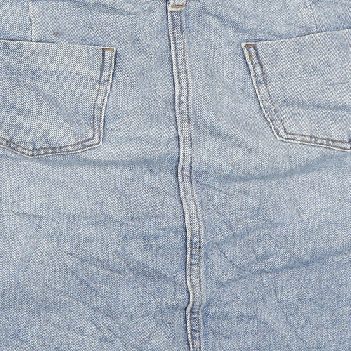 TU Womens Blue  Denim A-Line Skirt Size 14