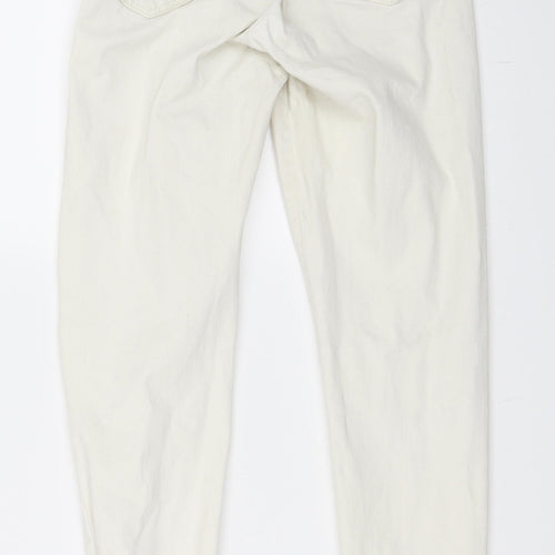 Topshop Womens White  Denim Skinny Jeans Size 28 in L30 in