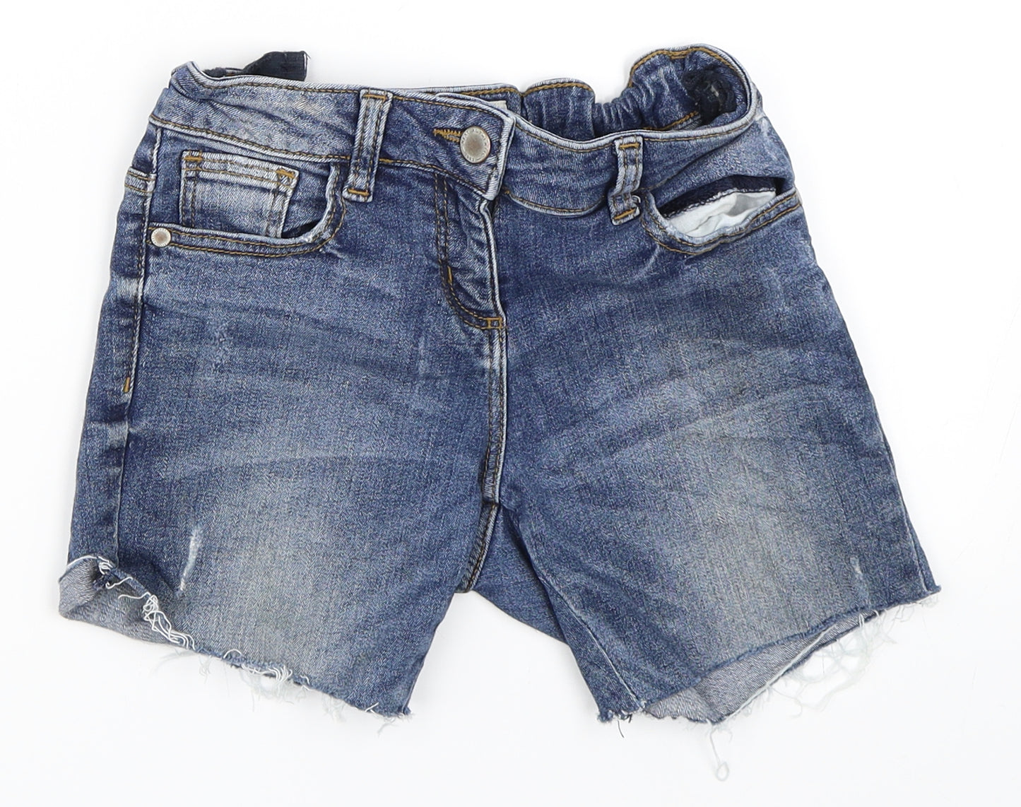 NEXT Girls Blue  Denim Cut-Off Shorts Size 12 Years