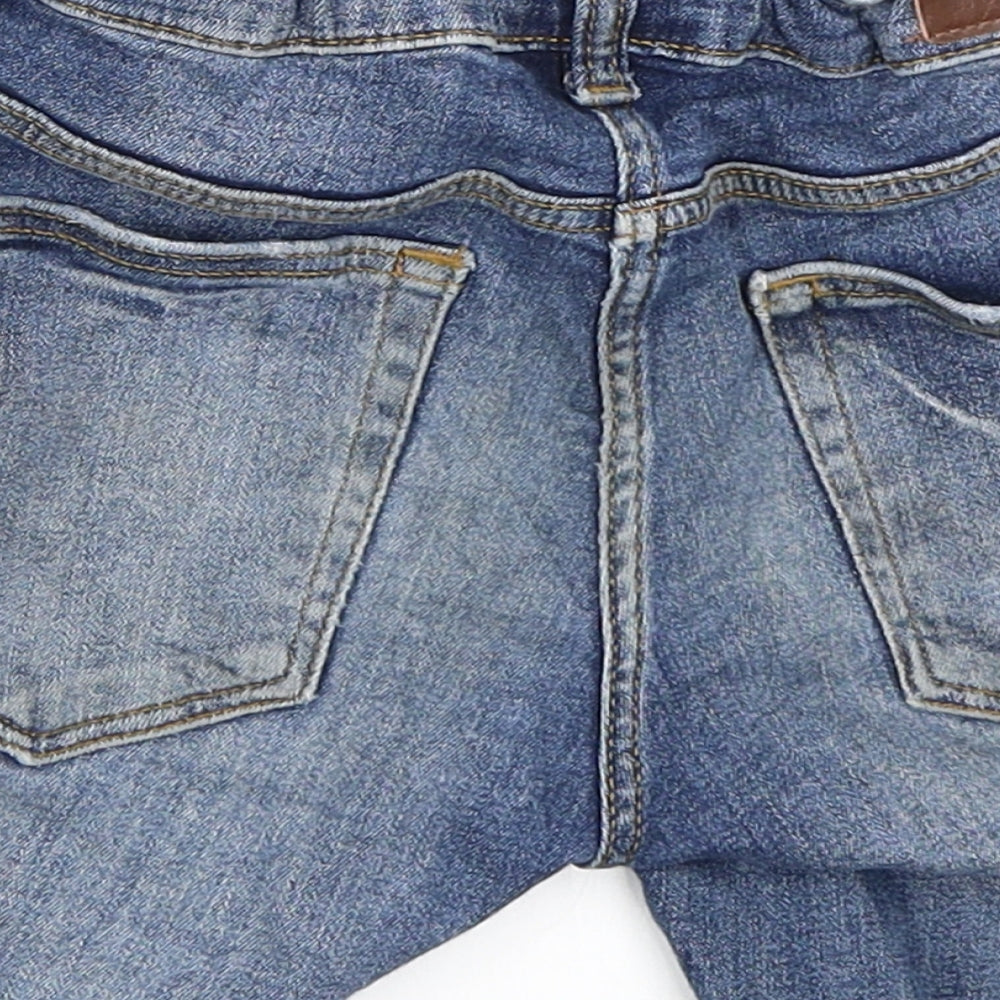NEXT Girls Blue  Denim Cut-Off Shorts Size 12 Years