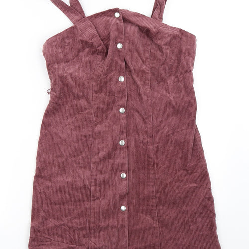 George Womens Pink  Corduroy Pinafore/Dungaree Dress  Size 10