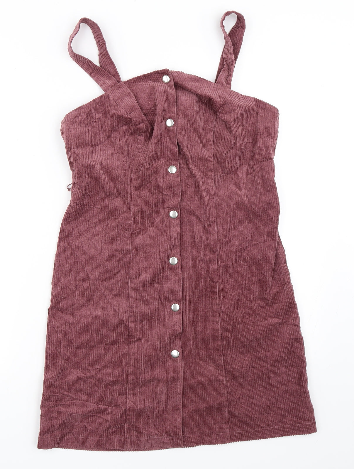 George Womens Pink  Corduroy Pinafore/Dungaree Dress  Size 10