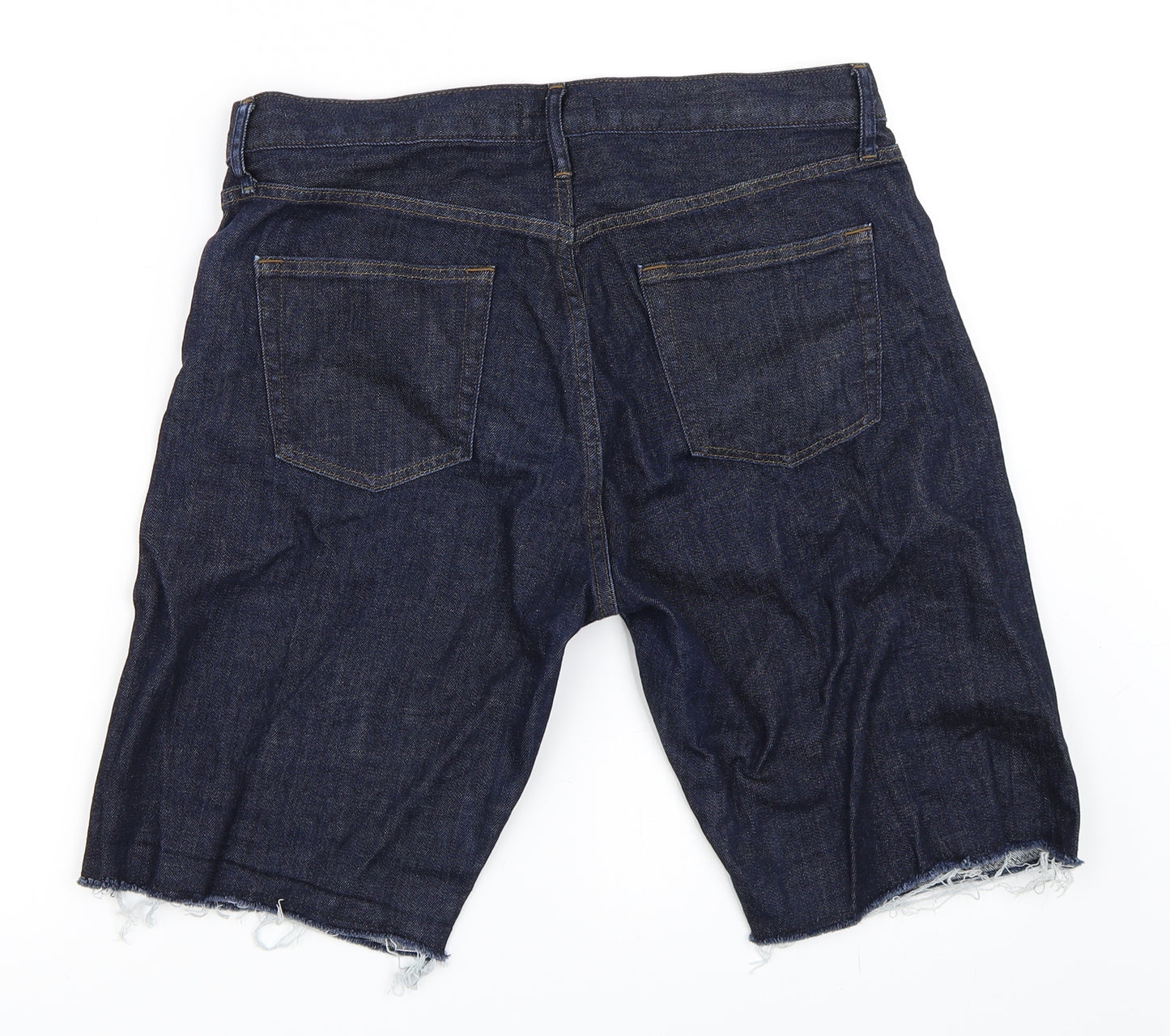 Uniqlo Womens Blue  Denim Cut-Off Shorts Size 28 in