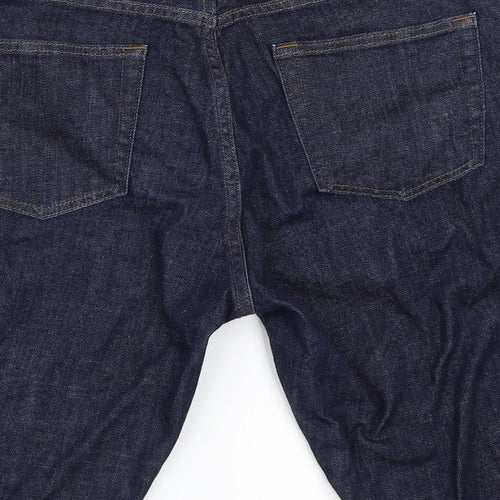 Uniqlo Womens Blue  Denim Cut-Off Shorts Size 28 in