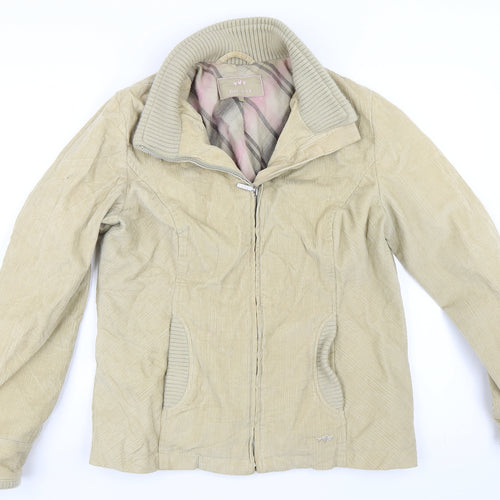 Per Una Womens Beige  Corduroy Jacket Coat Size M