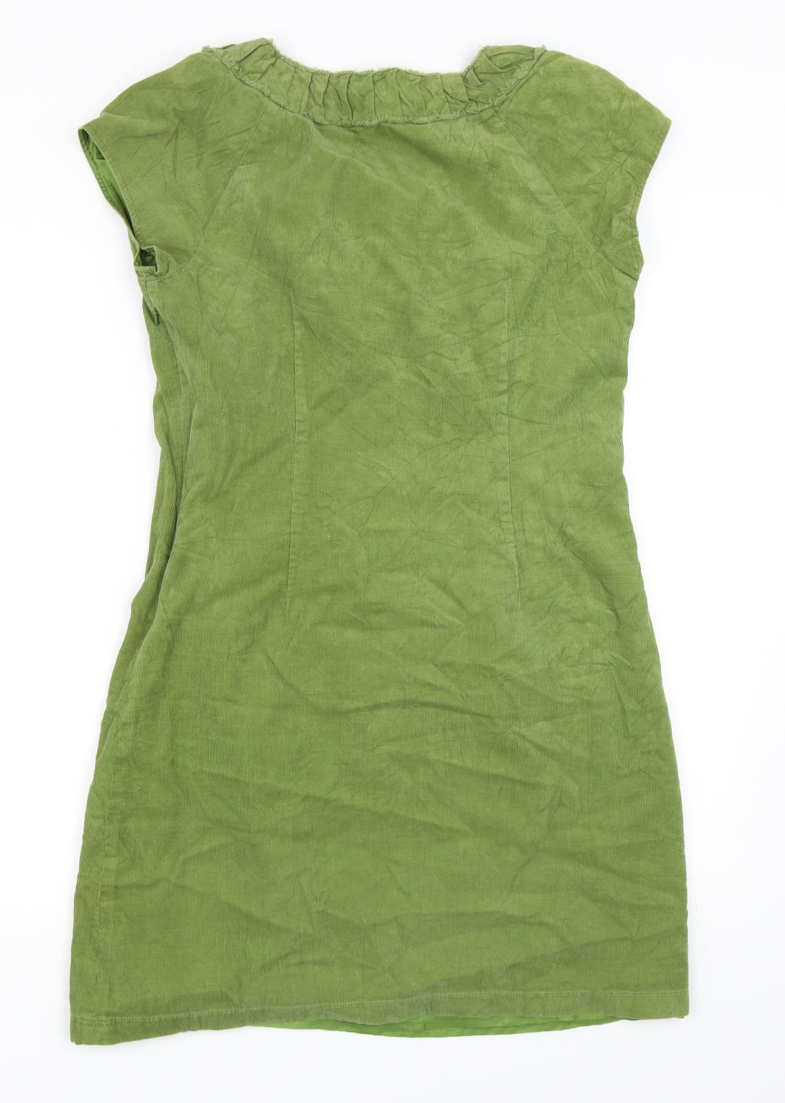 Boden Womens Green  Corduroy Shift  Size 10