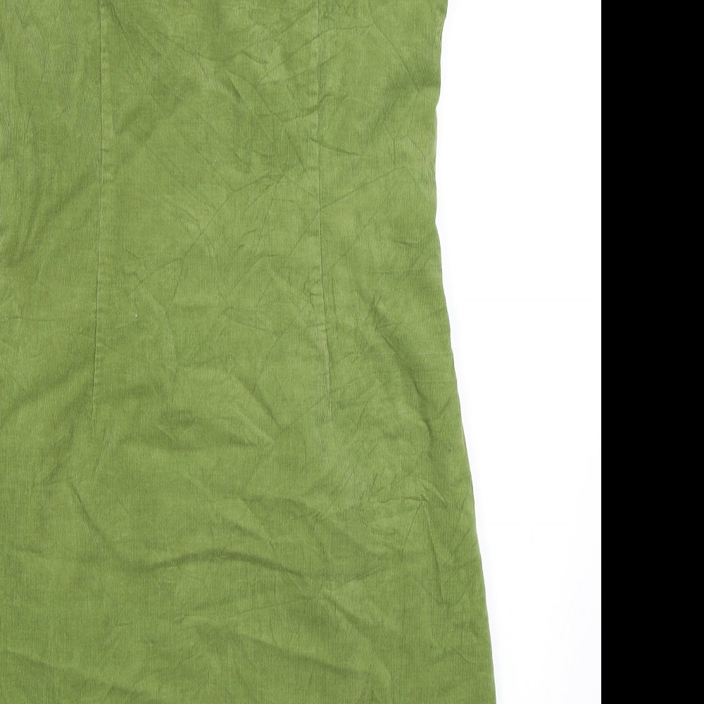 Boden Womens Green  Corduroy Shift  Size 10