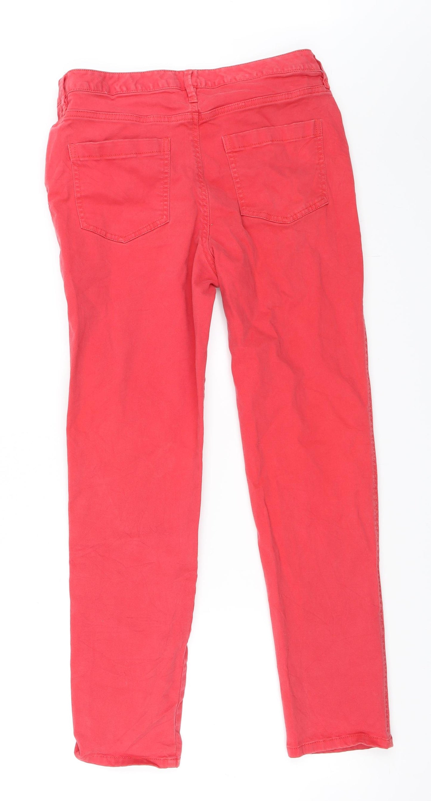F&F Womens Pink   Straight Jeans Size 12 L26 in