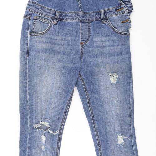 Primark Womens Blue  Denim Dungaree One-Piece Size 10