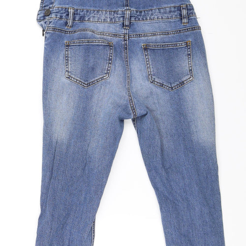 Primark Womens Blue  Denim Dungaree One-Piece Size 10